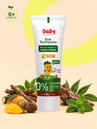 Fluoride-Free Toothpaste | Mango Flavour | Fights Cavities & Strengthens Gums | Herbal Formula