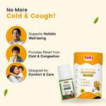 Cold Relief Combo for Kids | Nutriverse Cold & Cough Gummies (30 Gummies/Pack) + Natural Cold Relief Roll-On