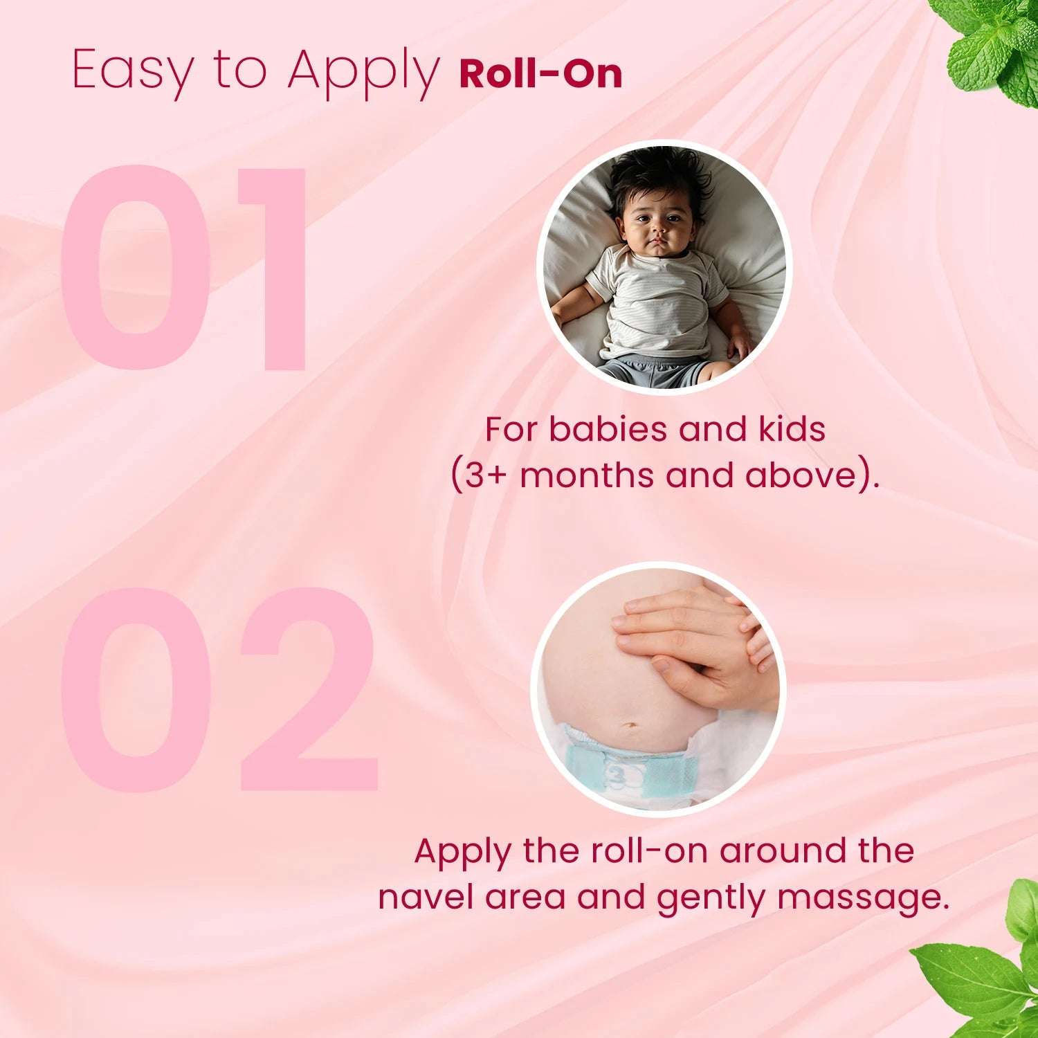 Colic Relief Tummy Roll On for Babies Relief Constipation and