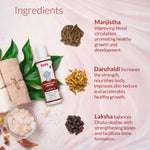 Manjistha, Daruhaldi & Laksha – powerful herbs in baby massage oil for healthy growth, strong bones & improved circulation