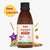 BabyOrgano Kanthprash Ayurvedic cough syrup bottle enriched with Pushkarmool and Ambahaldi for kids.