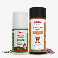 Kid’s Cold & Cough Relief Combo for Kids| Cold Relief Roll-On + Sitopaladi Churna
