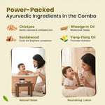 Skin Nourishment Combo for Kids | Natural Ubtan + Nourishing Baby Lotion