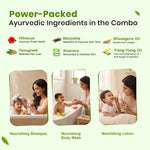 Baby’s Bath Care Combo | Body Wash + Shampoo + Lotion