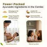 Natural Lip & Skincare Combo for Kids | Natural Lip Balm for Soft Lips| Nourishing Baby Lotion for Nourished Skin | 0-15 Years