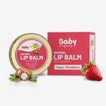 Natural ayurvedic lip balm for kids and babies with jojoba oil – strawberry flavor by BabyOrgano