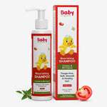 Baby shampoo with tomato and bhringraj – natural, ayurvedic care for soft, smooth hair in babies and kids aged 0–15 years