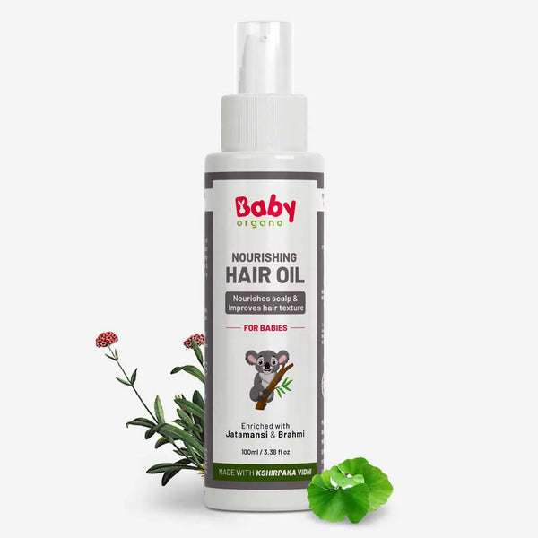 Best newborn hair oil with Jatamansi & Brahmi—nourishing Ayurvedic baby hair oil for soft scalp and healthy hair growth
