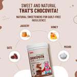 Natural chocolate milk powder with jaggery, honey, and dates – Nutriverse Chocovita Milk Mix for kids