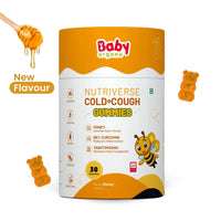 Nutriverse Cold and Cough Gummies | For Cold and Cough Relief | 2+ Years