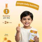 Simple daily nutrition – 1 honey flavour Nutriverse cold & cough gummy per day for kids 2+ years
