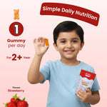 Nutriverse strawberry immunity gummies – simple daily nutrition for kids above 2 years