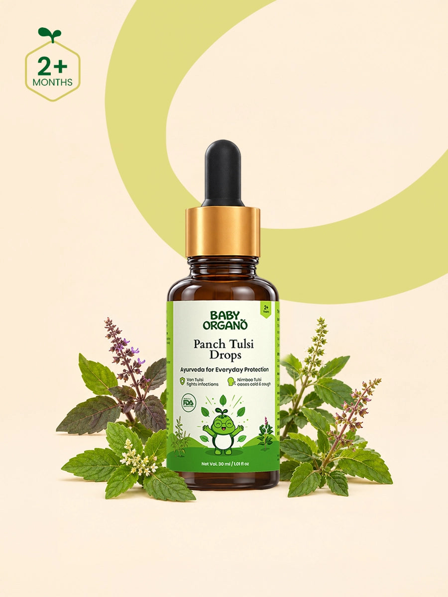 Panch Tulsi Drops | Immunity, Digestion & Respiratory Support | Blend of 5 Tulsi Herbs | Protection from Seasonal Illness