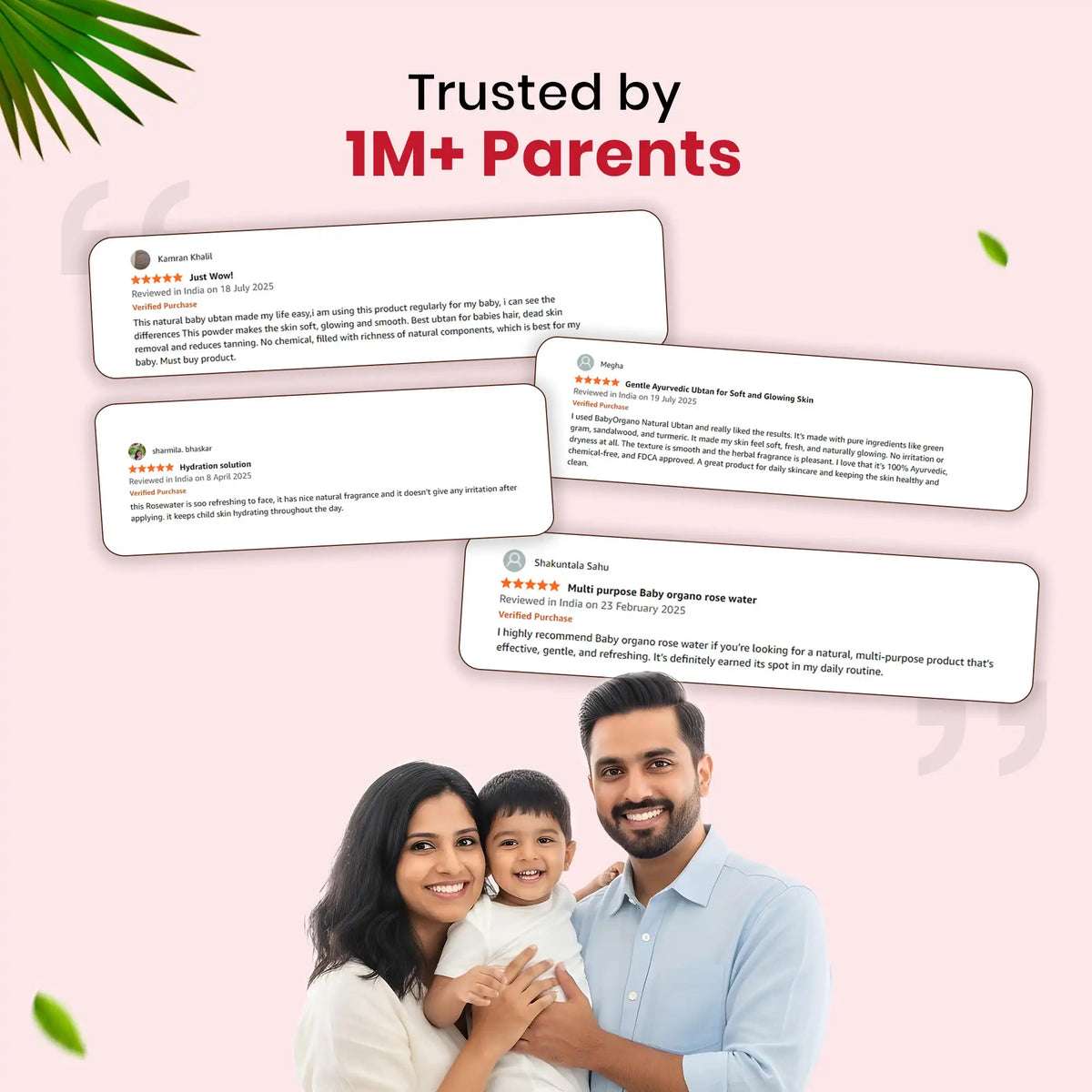 Skin Care Combo for Kids | Natural Ubtan + Pure Rose Water Combo