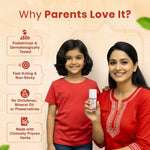 Parents trust BabyOrgano growing pains roll-on – safe, fast-acting, non-sticky.