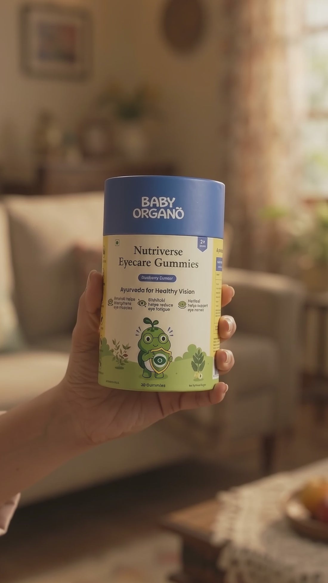 A video demonstration of Nutriverse Eye Care Gummies