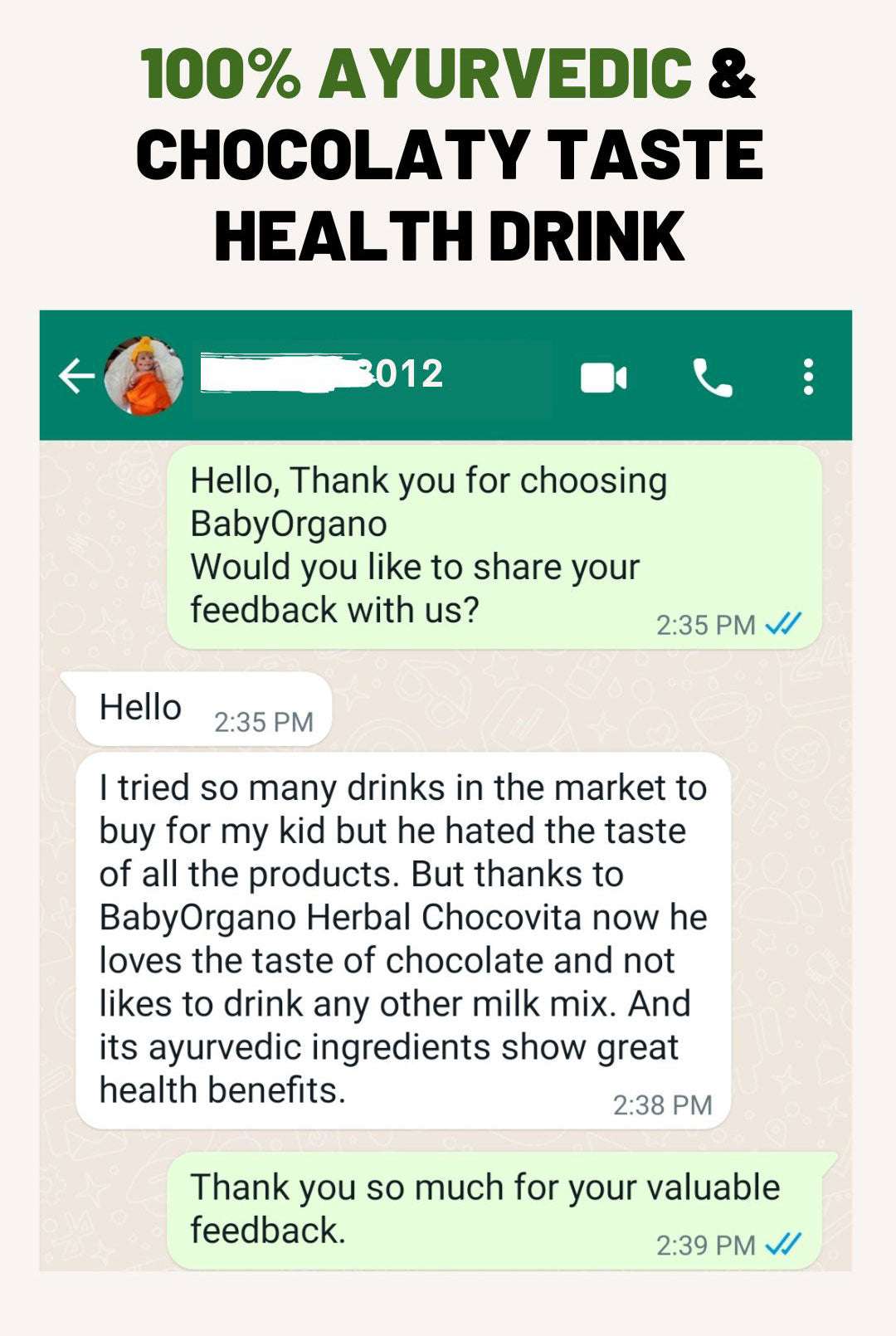 Herbal chocovita customer review 5