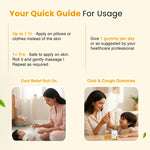 Cold Relief Combo for Kids | Nutriverse Cold & Cough Gummies (30 Gummies/Pack) + Natural Cold Relief Roll-On