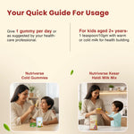 Healthy & Tasty Immunity Combo for Kids| Nutriverse Kesar Haldi Milk Mix + Nutriverse Immunity Gummies (30 Gummies/Pack)