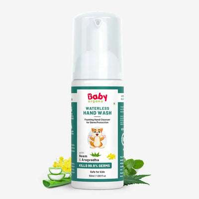 Waterless Hand Wash for kids | For 99.9% Germs Protection & Deep Cleaning