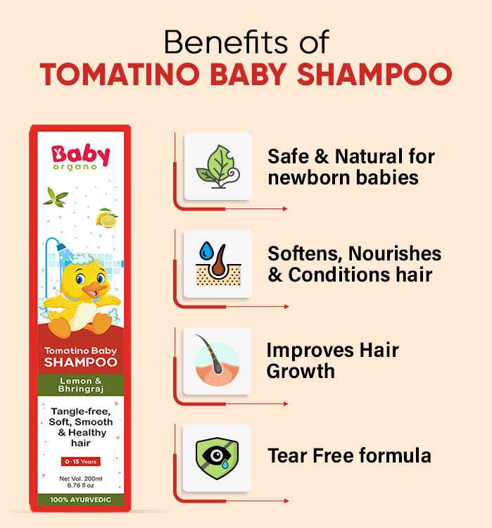 BabyOrgano Tomatino Baby Shampoo Benefits
