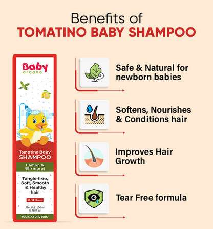 BabyOrgano Tomatino Baby Shampoo Benefits